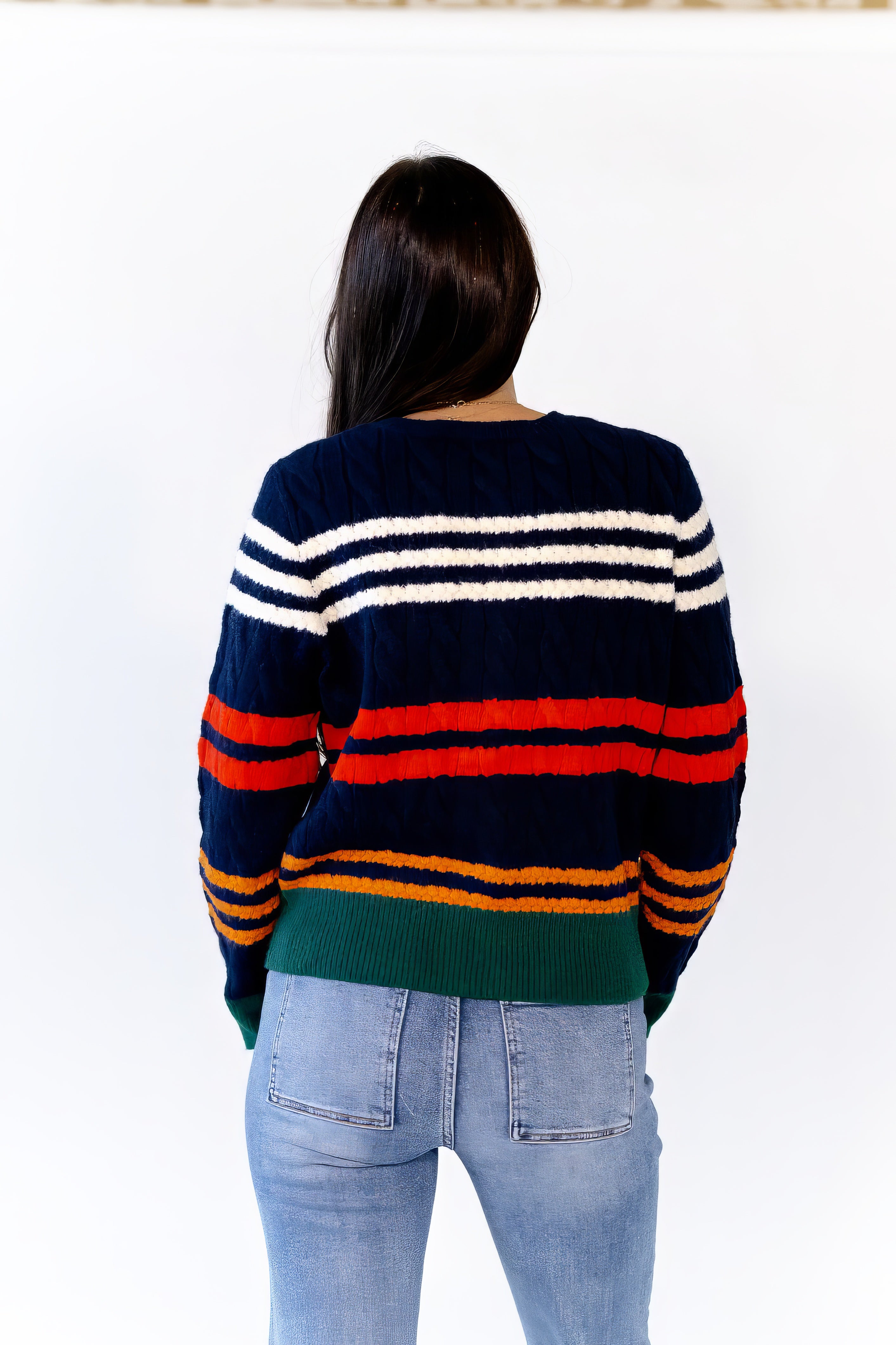 Reese Striped Cardigan