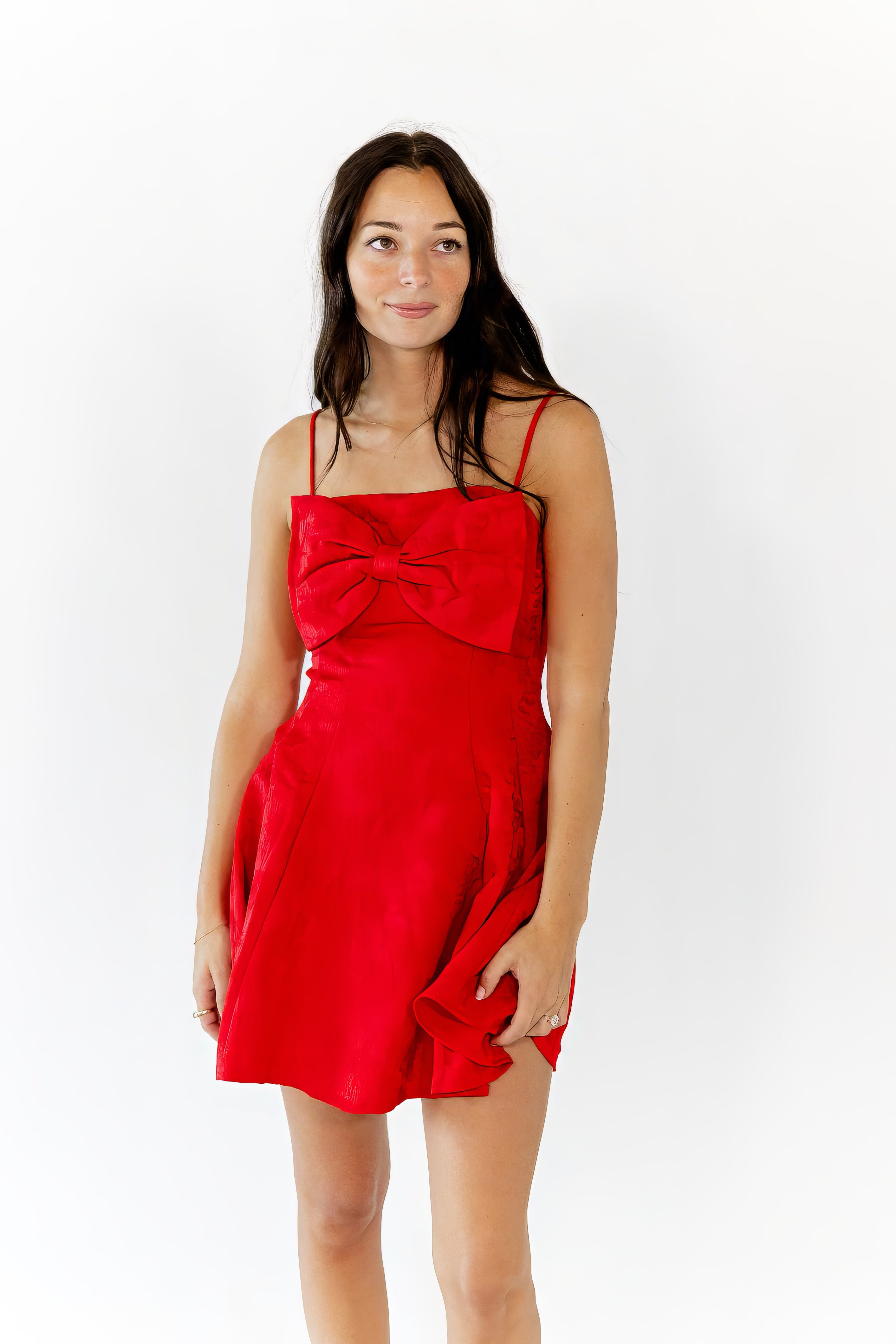 Alfie Jacquard Bow Dress