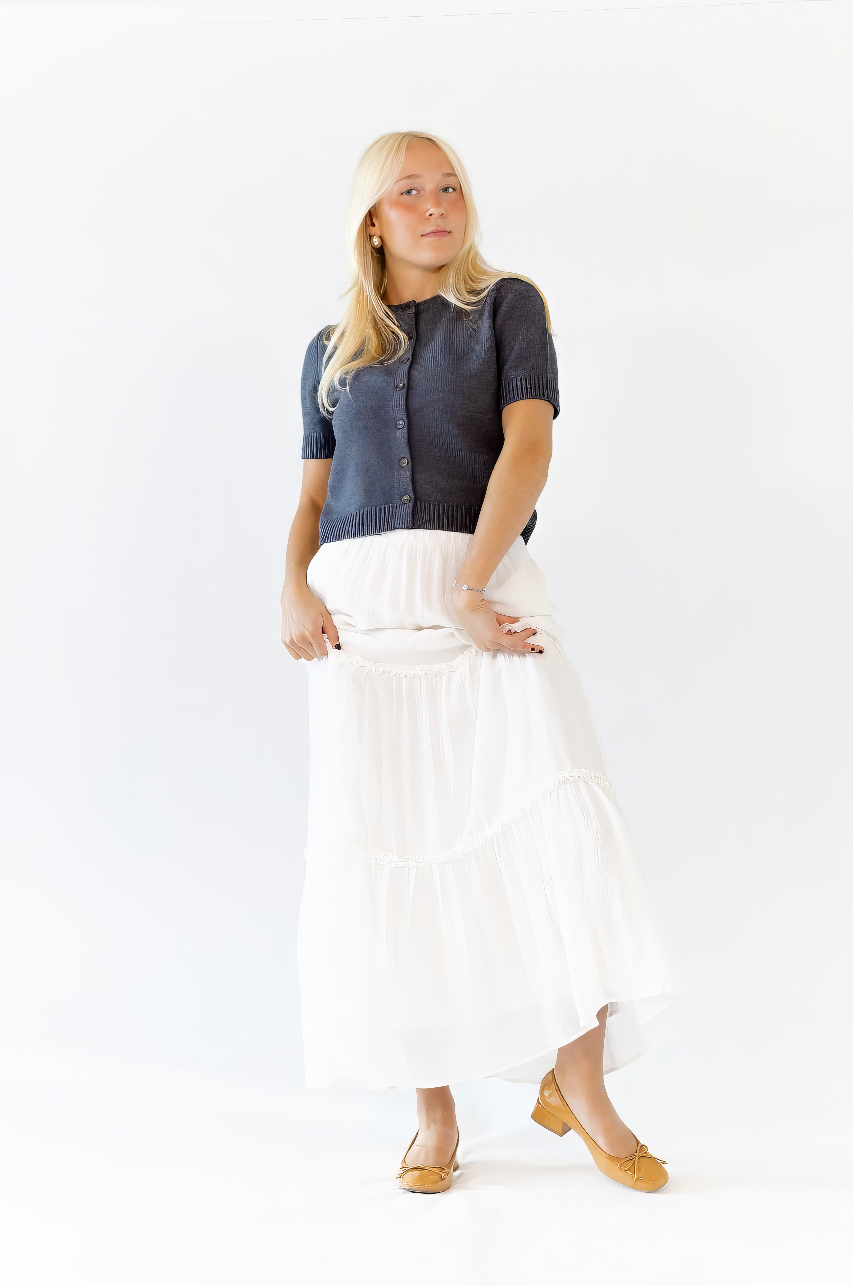 Morris Short Sleeve Cardigan