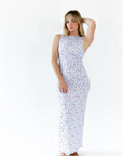 LC2669D-1 Blue And Red Floral Formal Dress