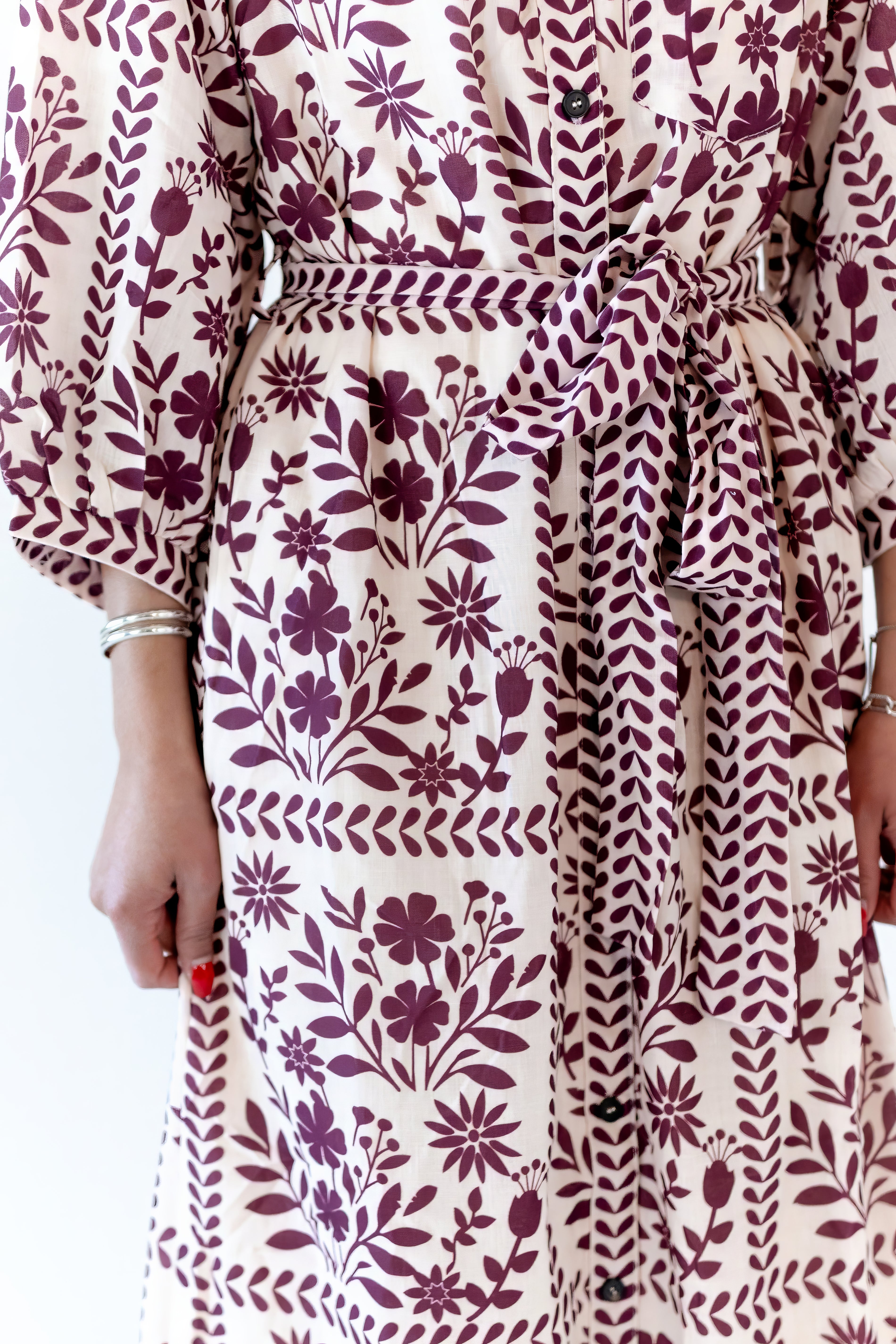 Scottie Floral Shirt Dress