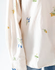 Elara Embroidered Button Up