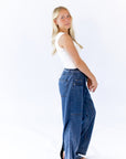 Simon Flowing Denim Pants