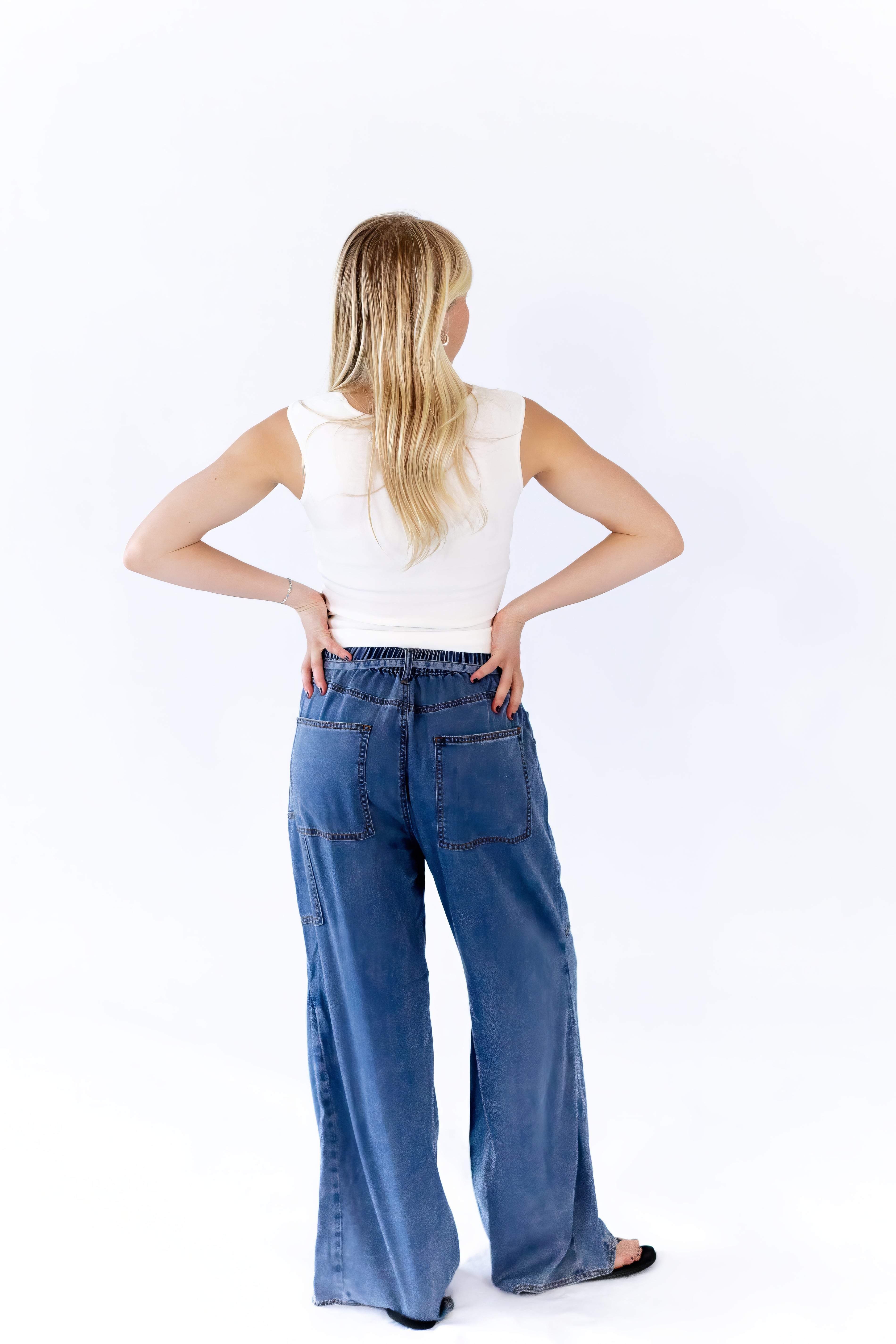 Simon Flowing Denim Pants