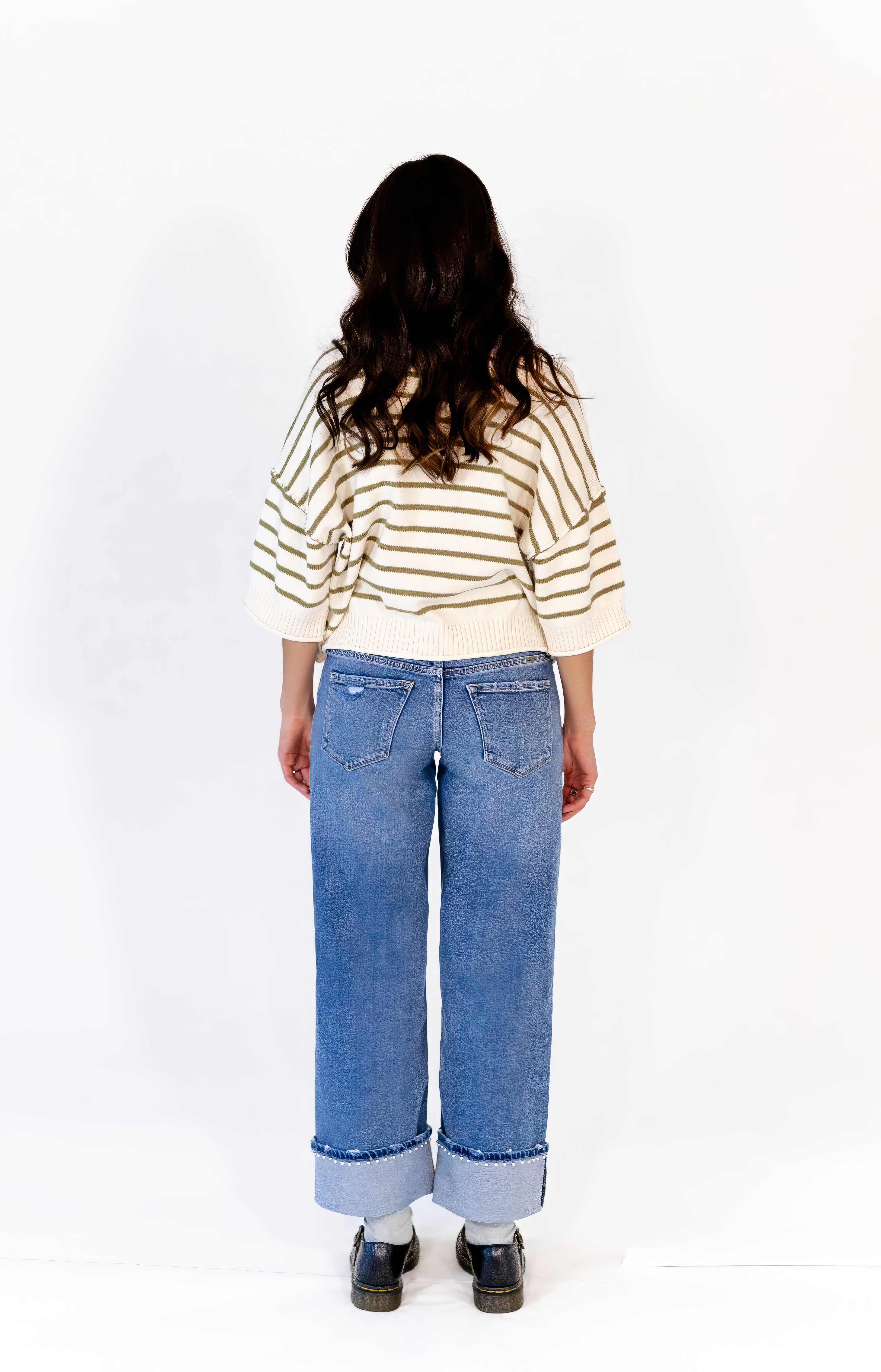 Evangaline Studded Denim