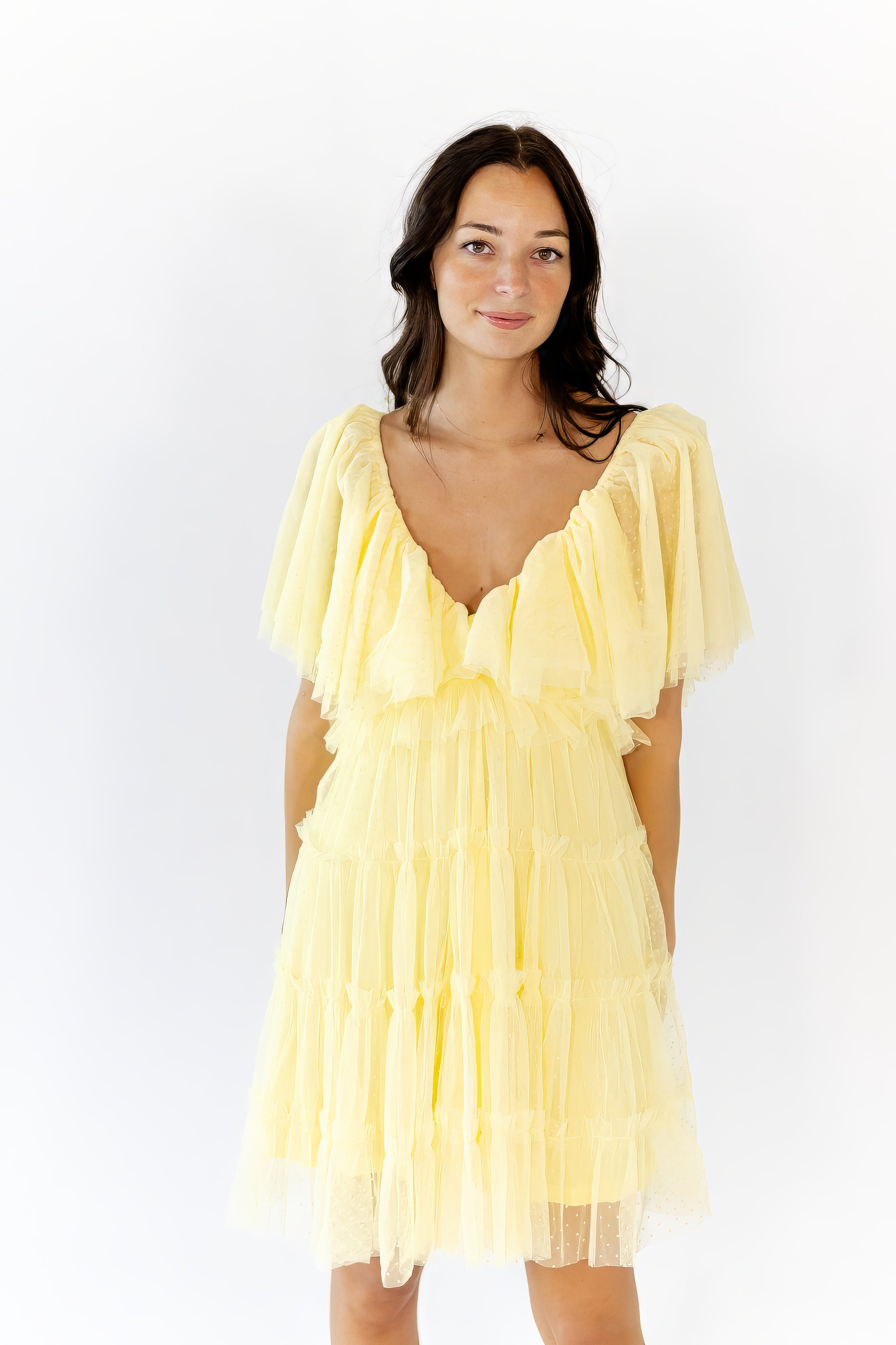 Tasha Layered Ruffle Mini Dress