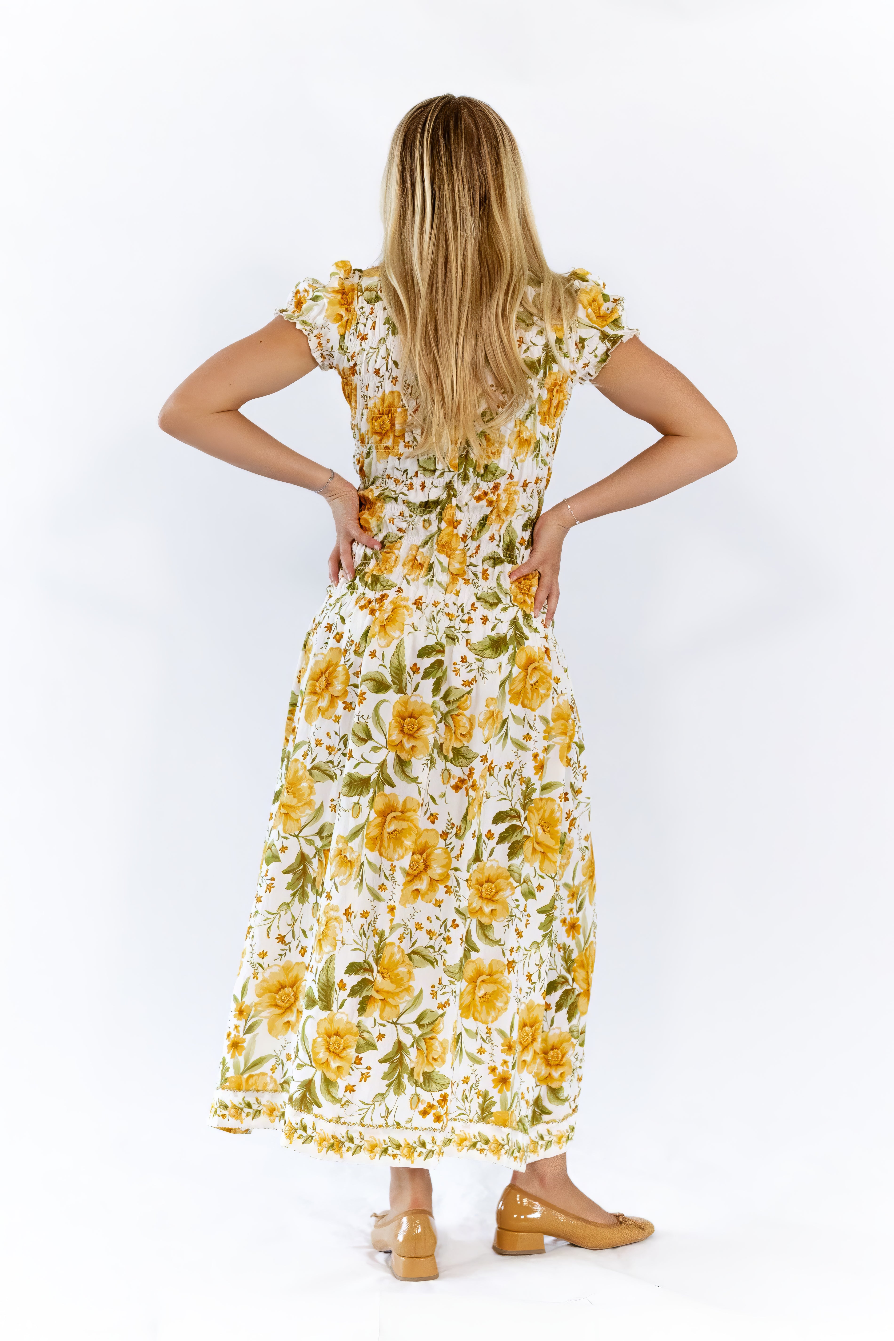 Nia Floral Smocked Dress
