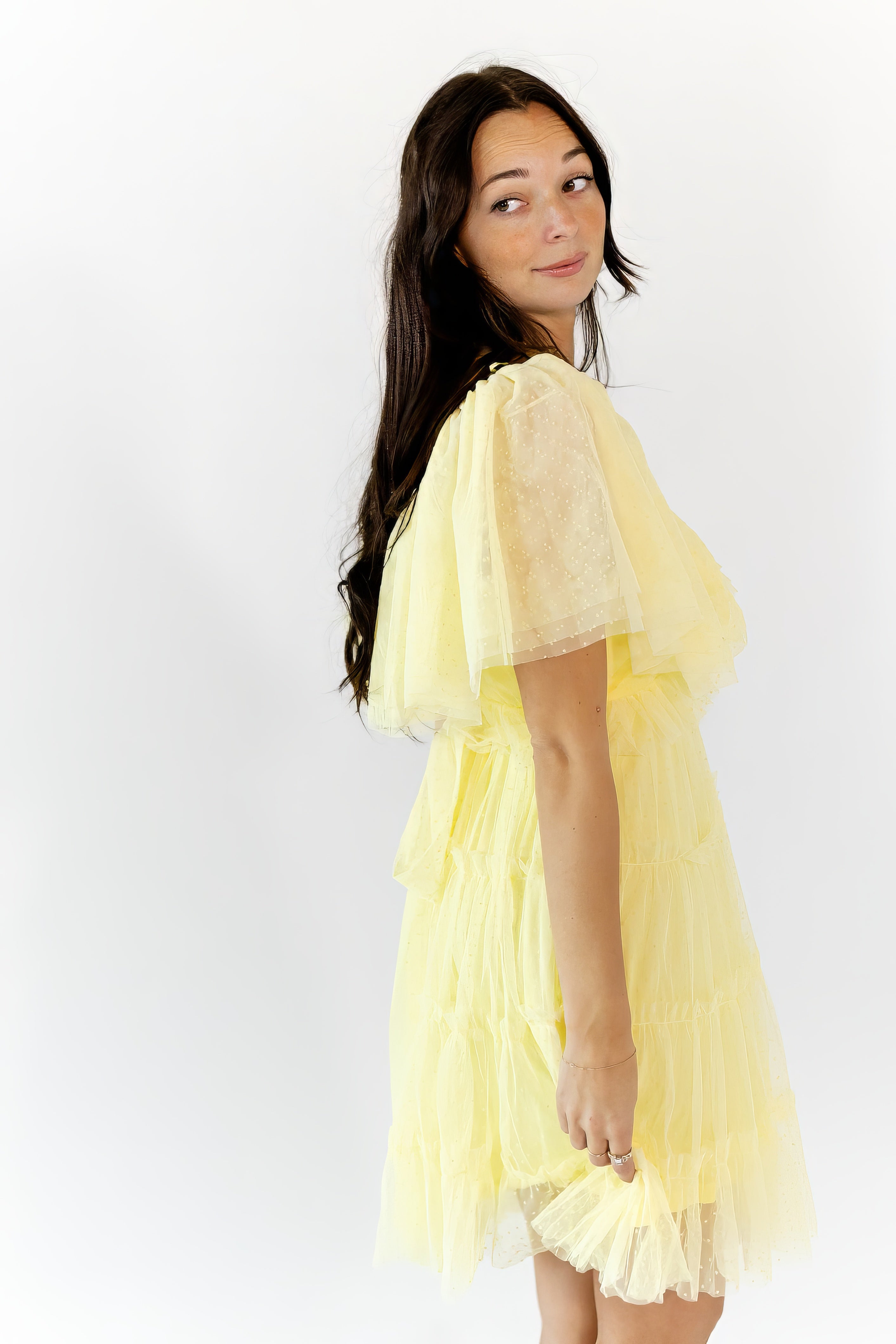 Tasha Layered Ruffle Mini Dress