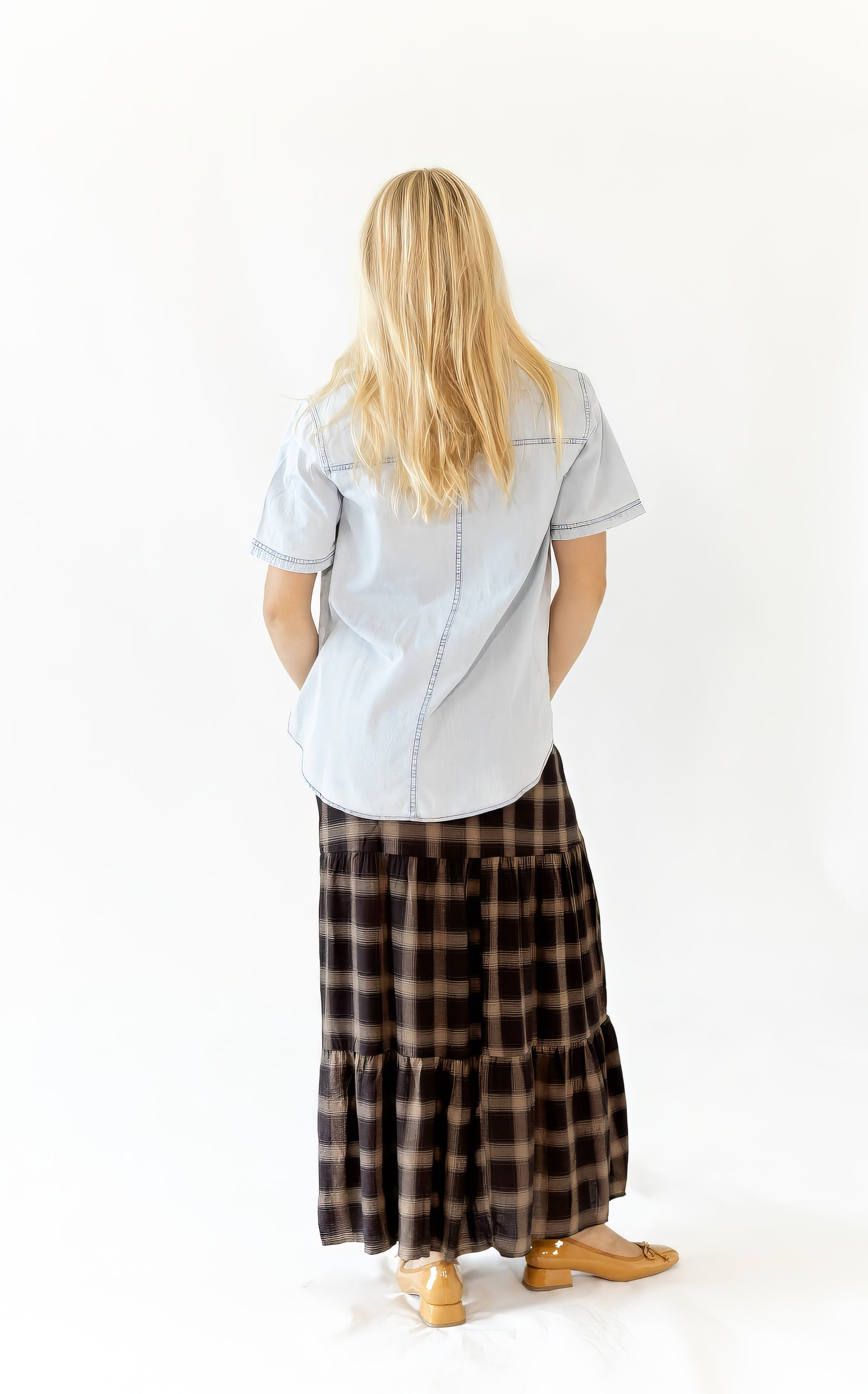 Rodes Chambray Button Up