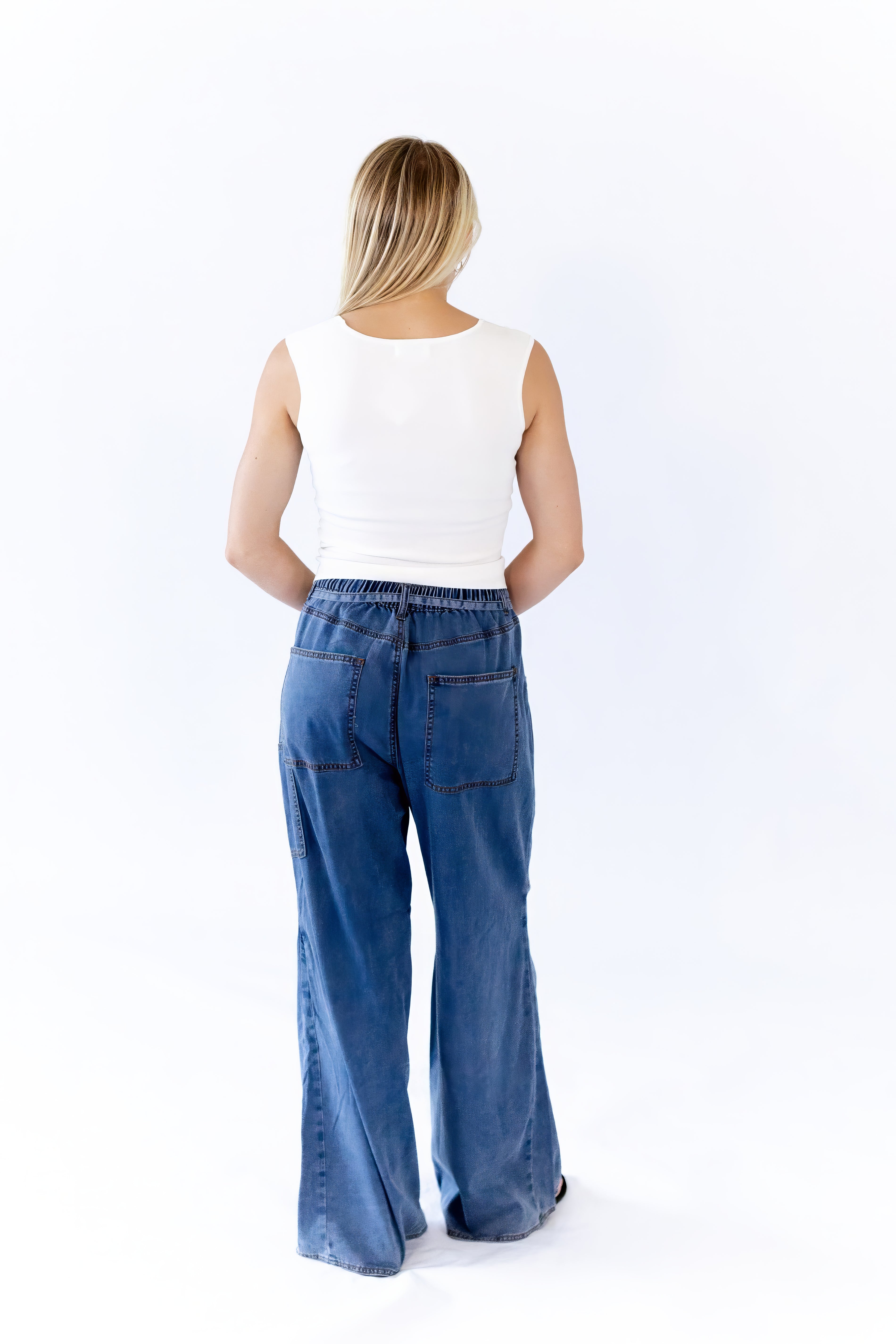 Simon Flowing Denim Pants