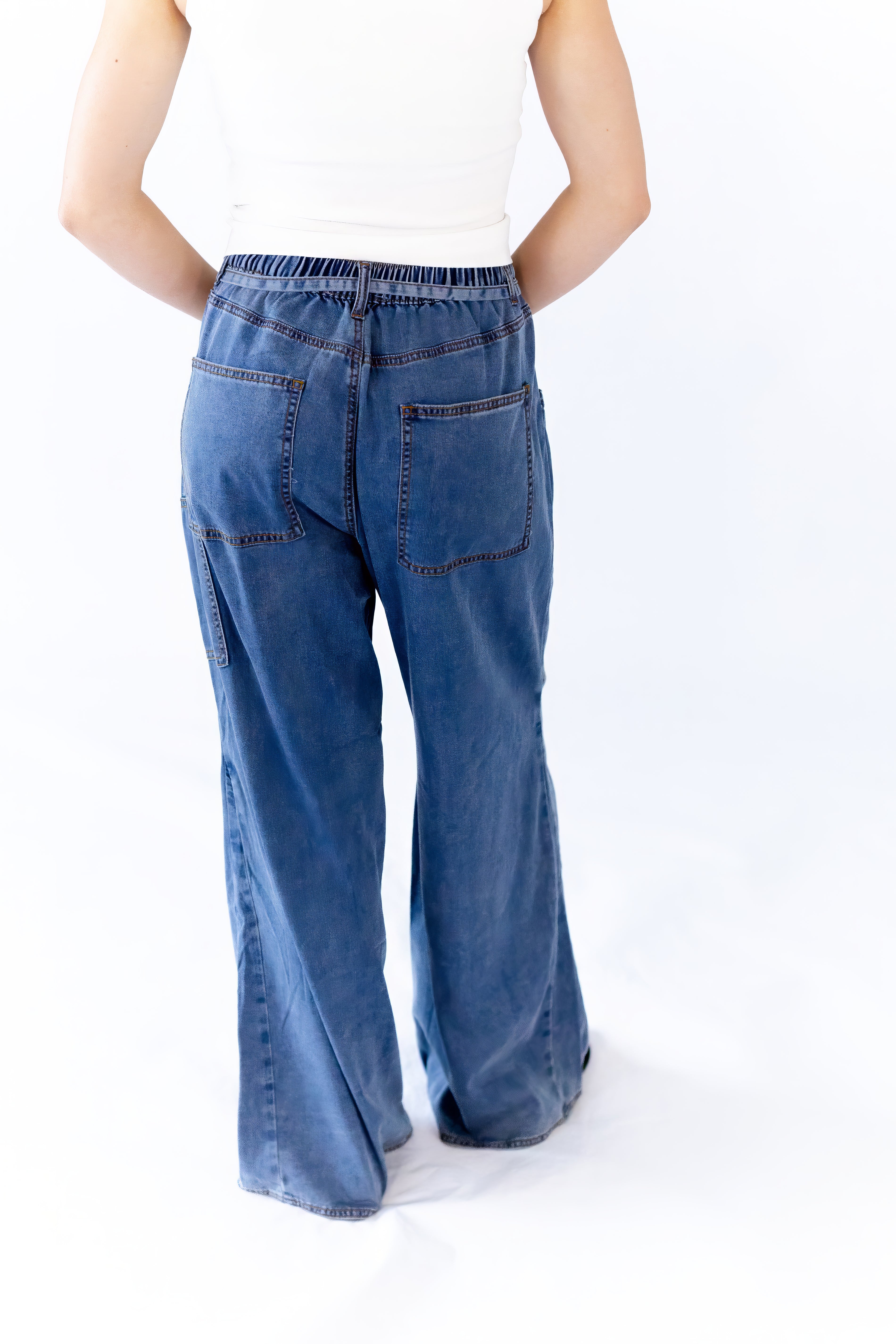 Simon Flowing Denim Pants