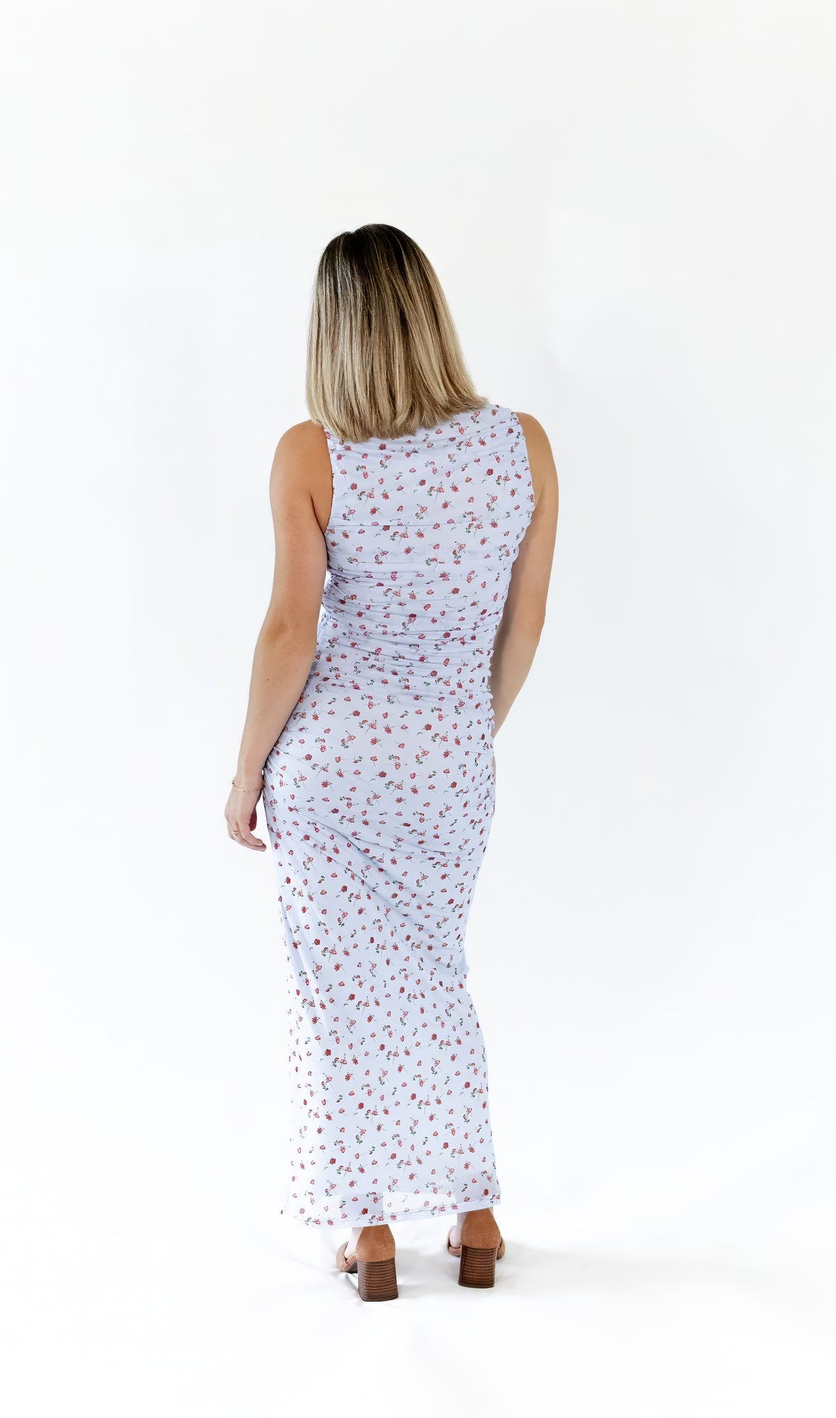 LC2669D-1 Blue And Red Floral Formal Dress