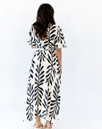 Nora Botanical Wrap Dress