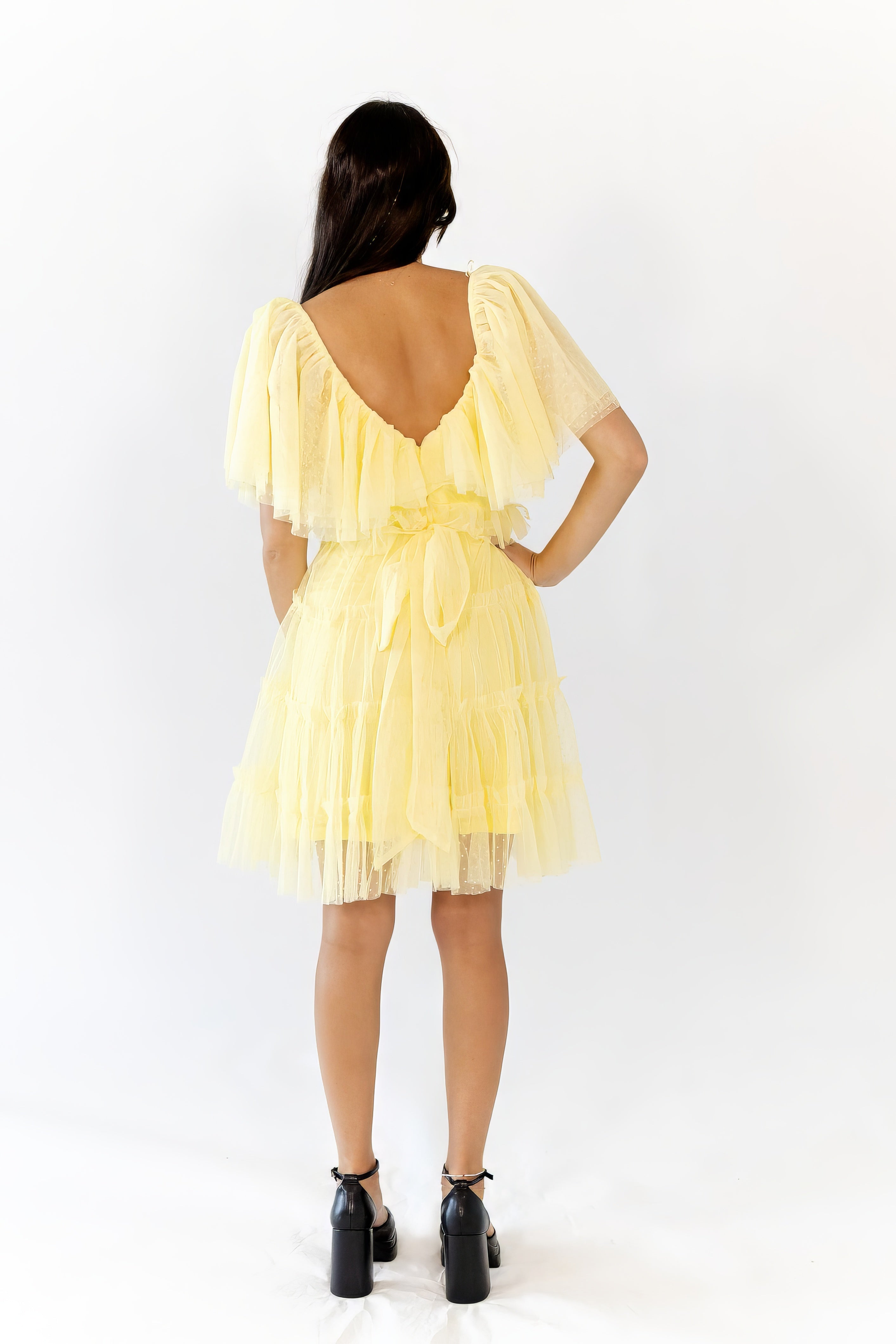 Tasha Layered Ruffle Mini Dress