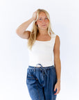 Simon Flowing Denim Pants