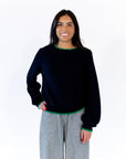 Graciela Contrast Neckline Sweater