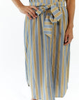 Hazel Belted Midi Dress