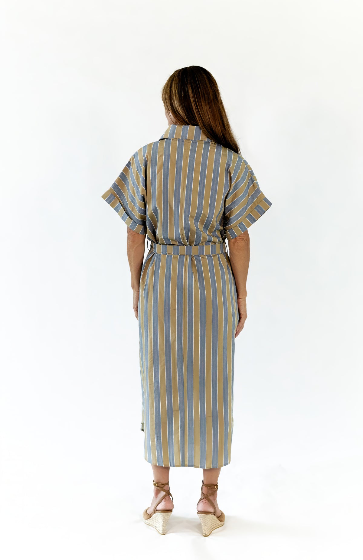 Hazel Belted Midi Dress