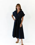 Taylor Striped Midi Dress
