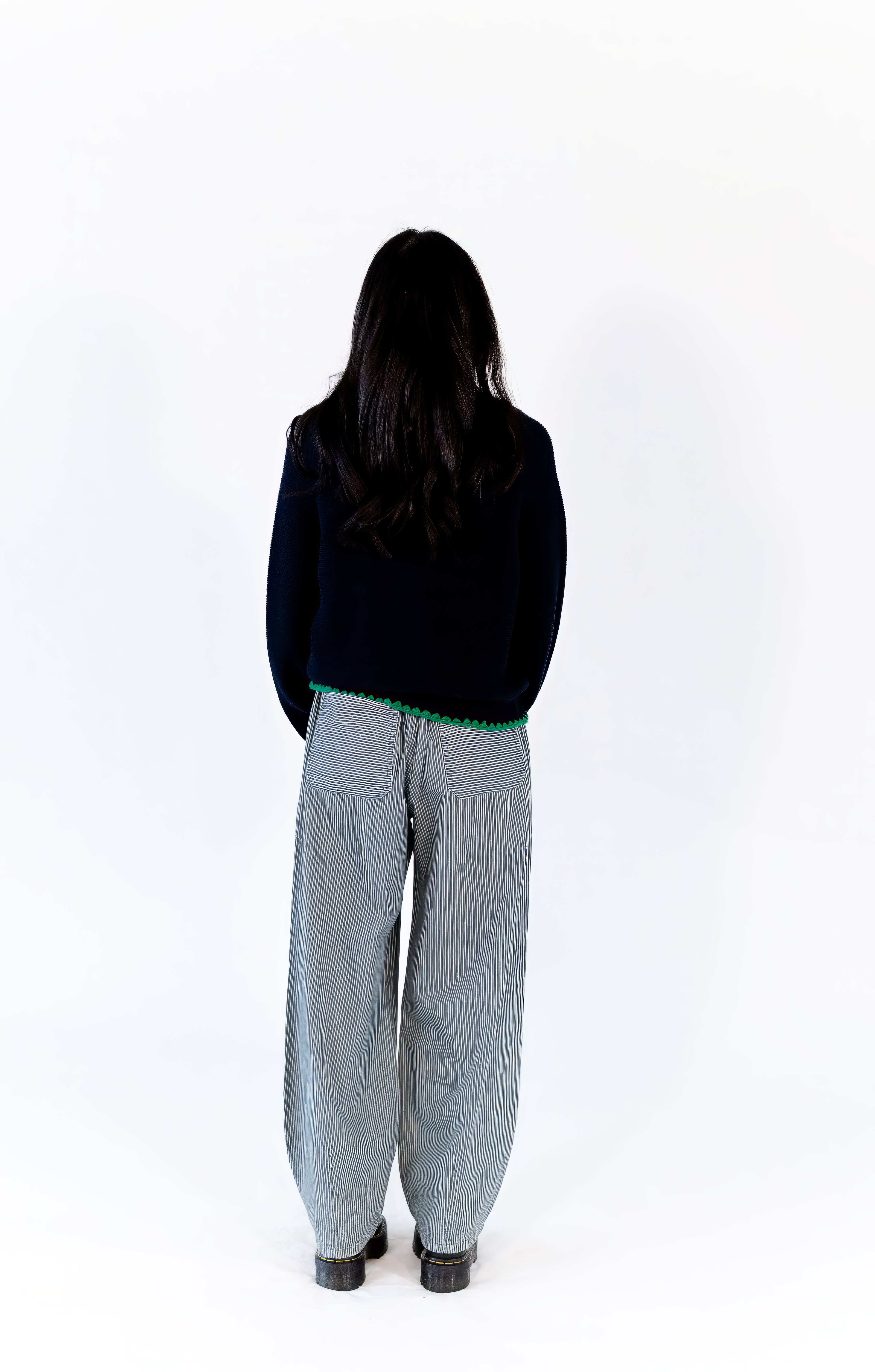 Graciela Contrast Neckline Sweater