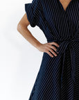 Taylor Striped Midi Dress