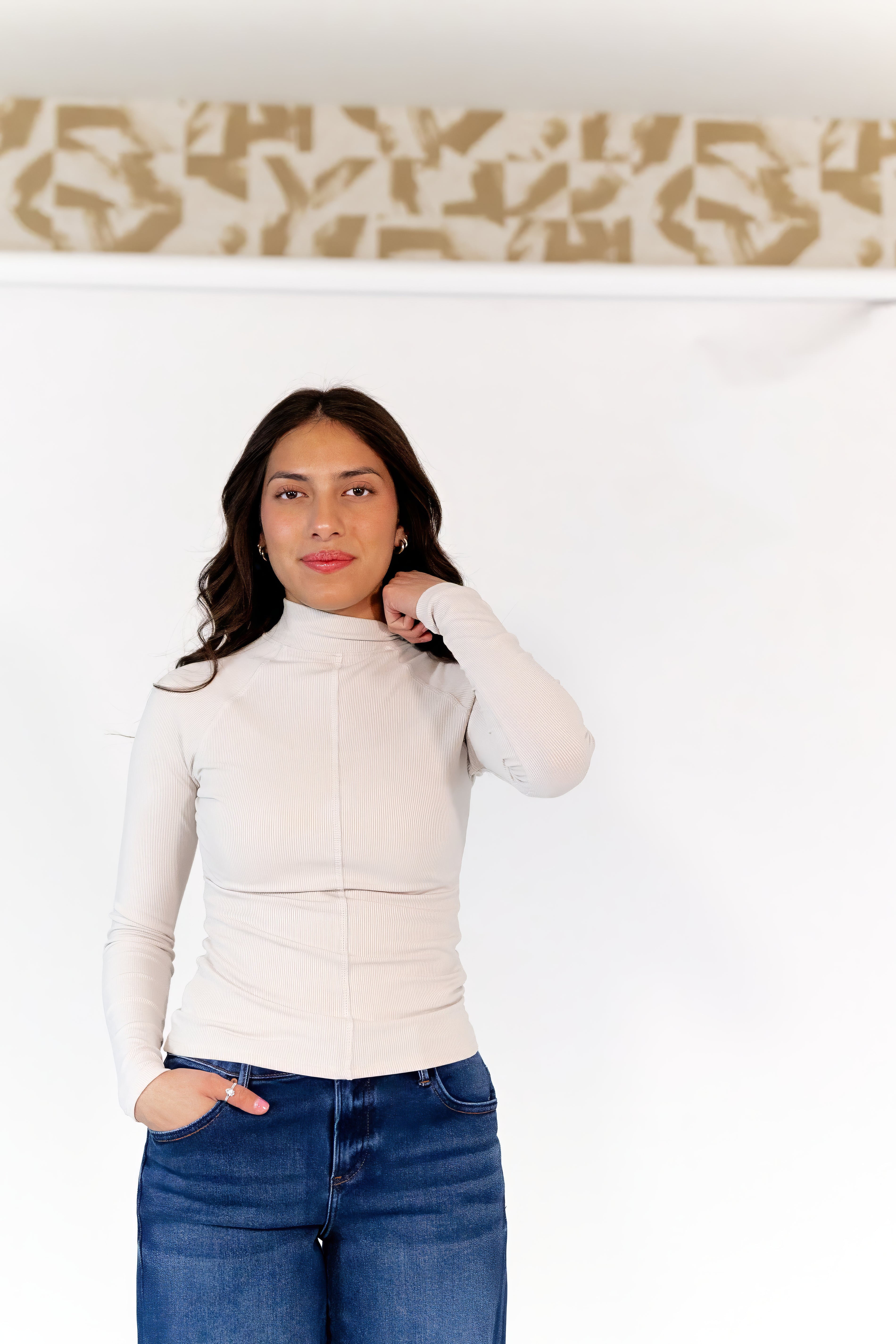 Alfie Mock Neck Tee