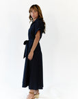 Taylor Striped Midi Dress