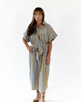 Hazel Belted Midi Dress