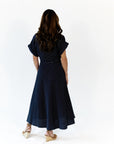 Taylor Striped Midi Dress