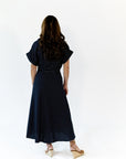 Taylor Striped Midi Dress