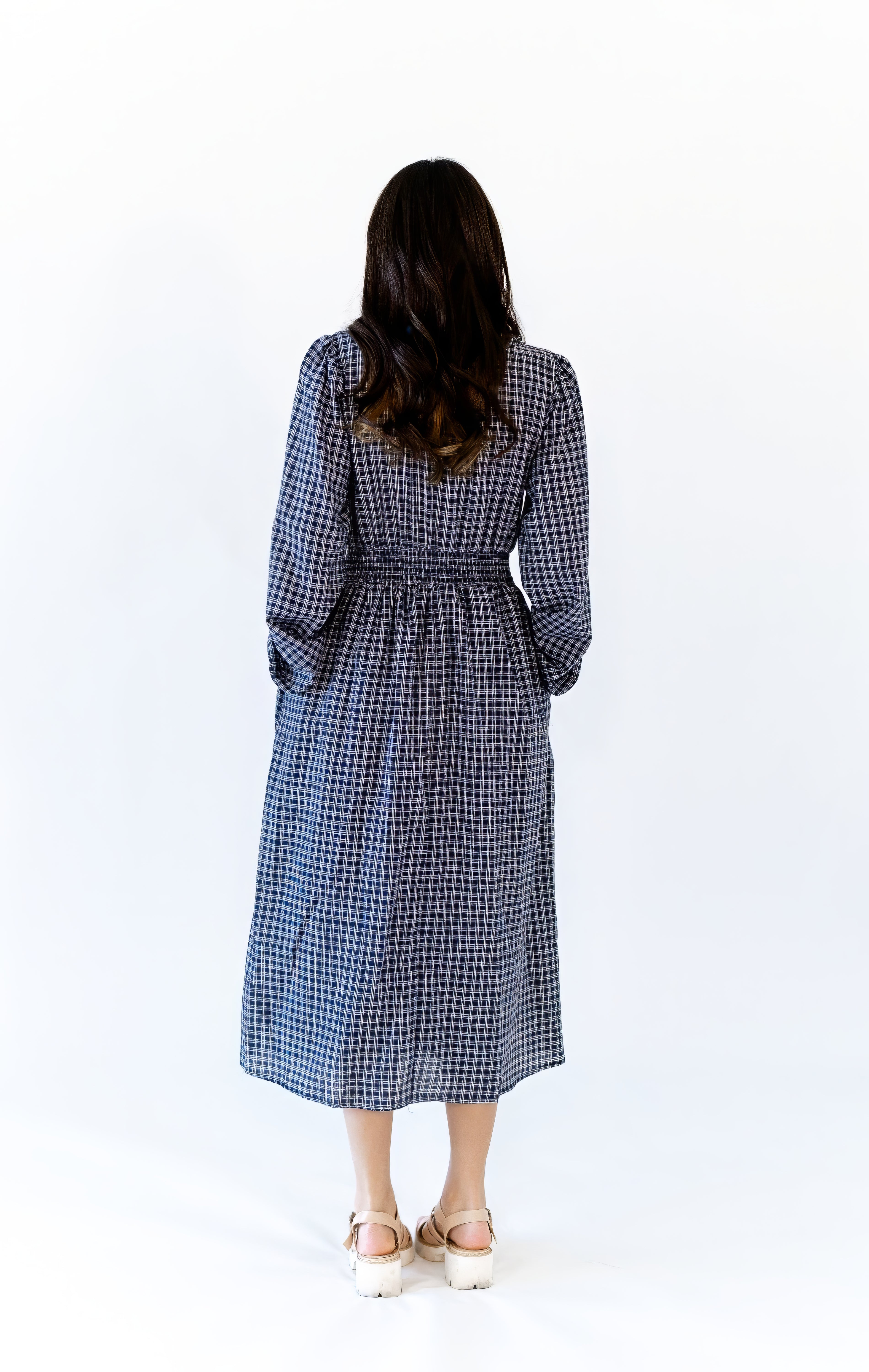 Izzy Smocked Plaid Dress