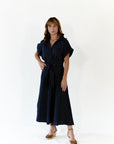 Taylor Striped Midi Dress