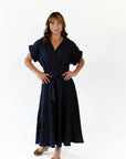 Taylor Striped Midi Dress