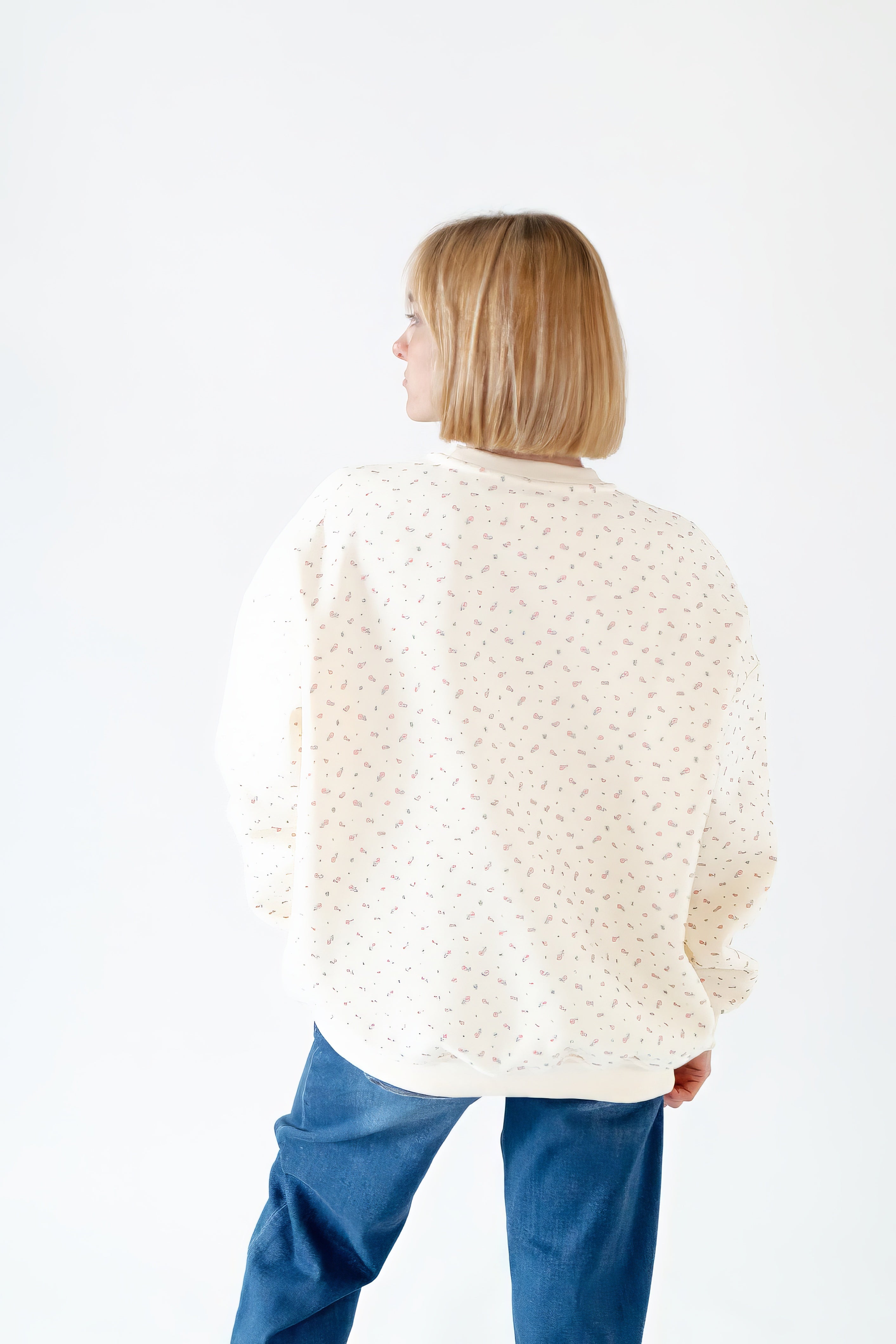 Elowen Floral Sunkissed Coconut Pullover