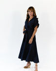 Taylor Striped Midi Dress