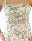 Sage Bow Detail Dress