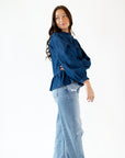 Colette Denim Bow Top