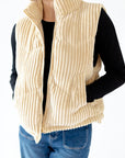 Amaret Corudroy Puffer Vest