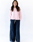 Lenon Ruffle Waist Wide Leg Pants
