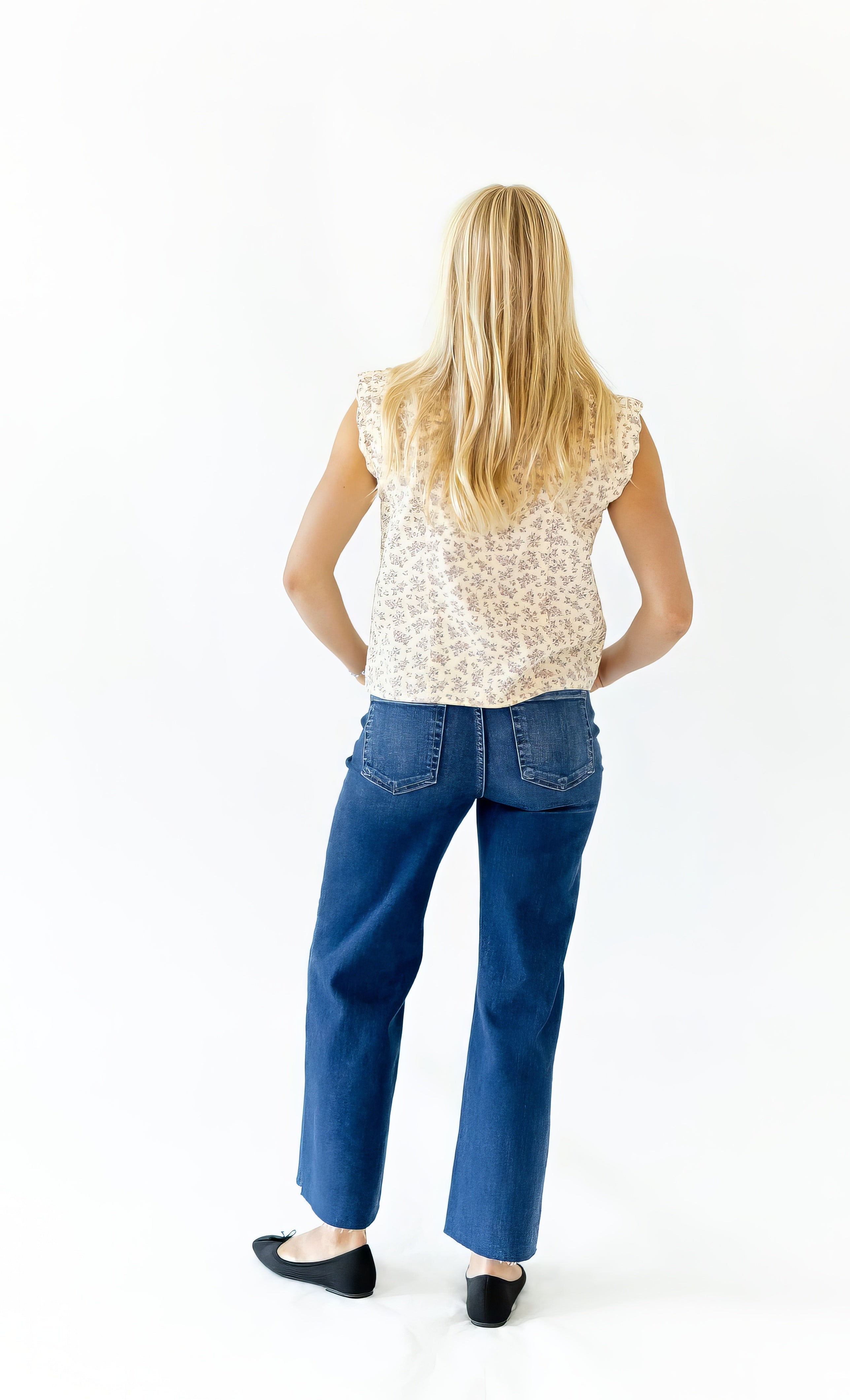 Astrid Floral Button Up Vest