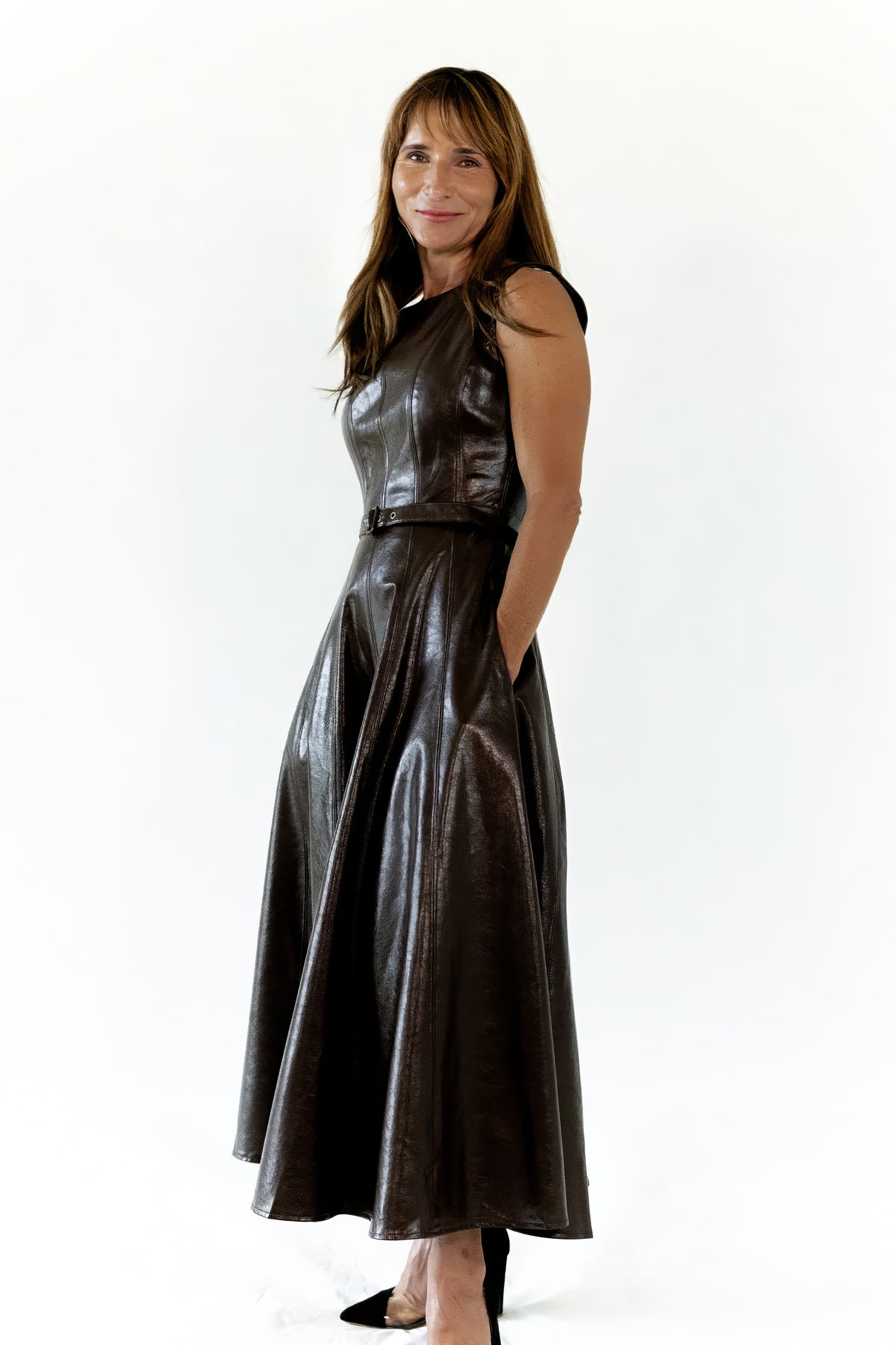 Emerson Vegan Leather Dress