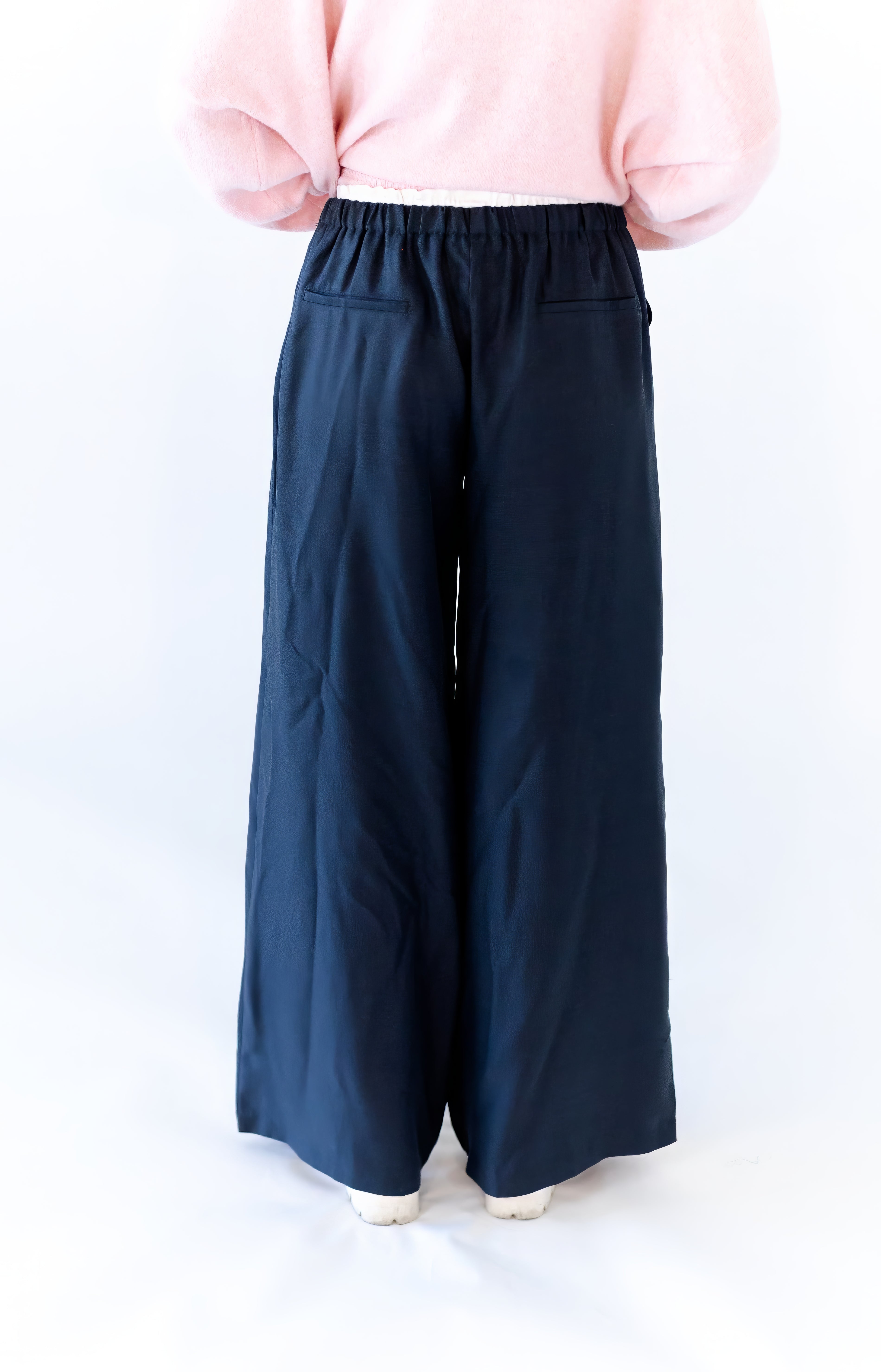 Lenon Ruffle Waist Wide Leg Pants
