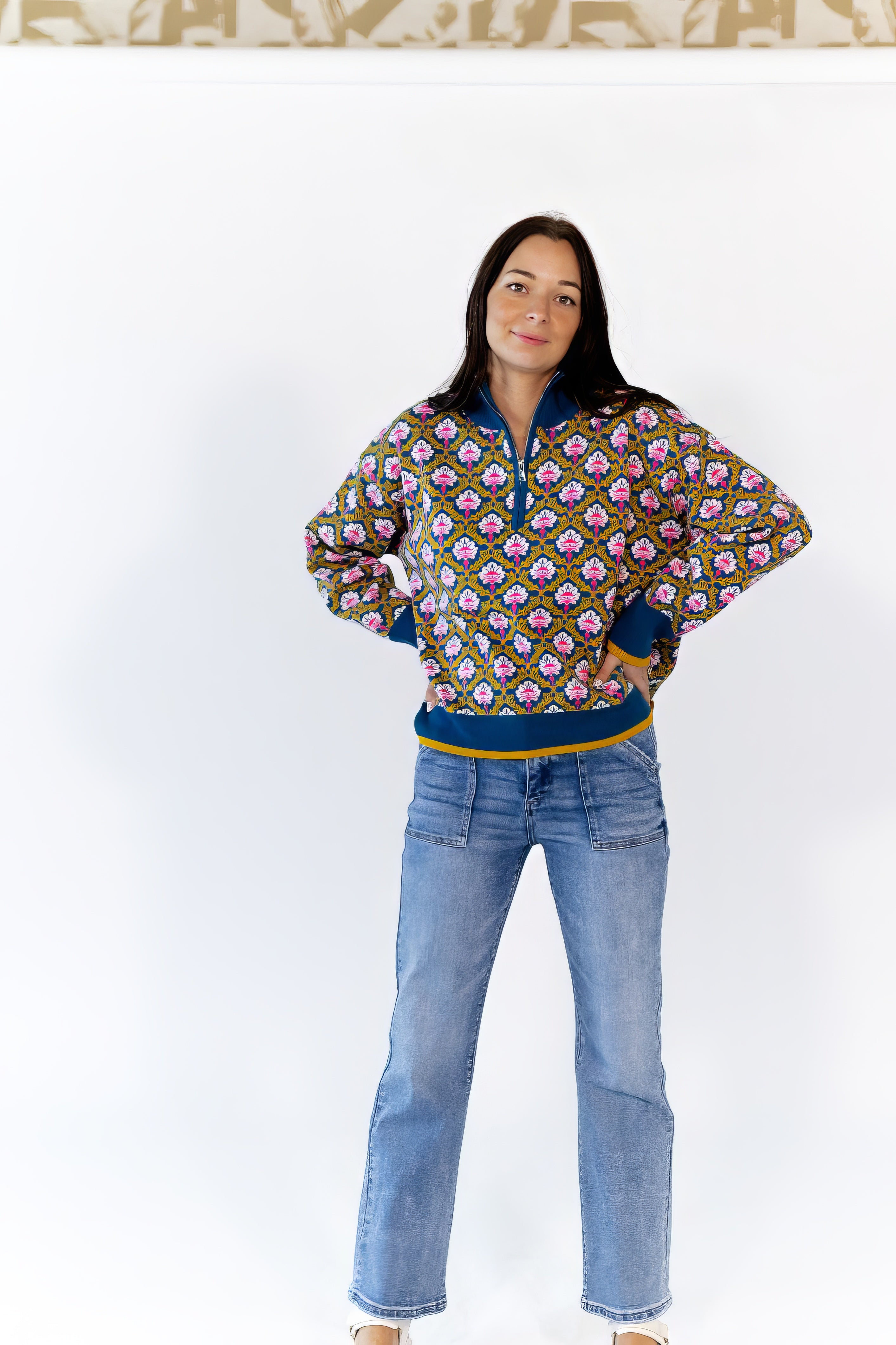 Wilkey Mosaic Half-Zip