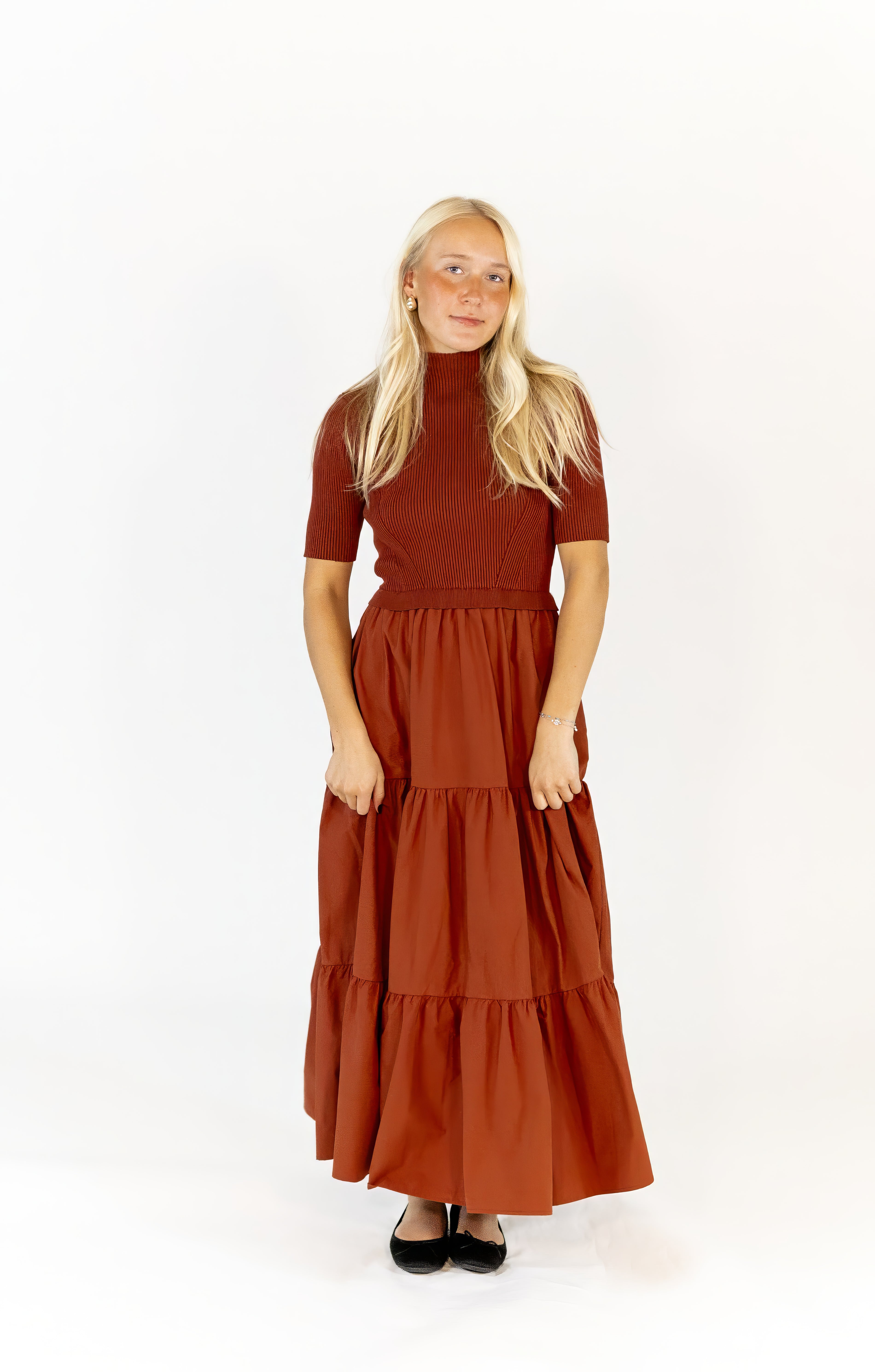 Mable Tiered Midi Dress