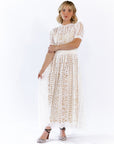 Angelica Lace Midi Dress