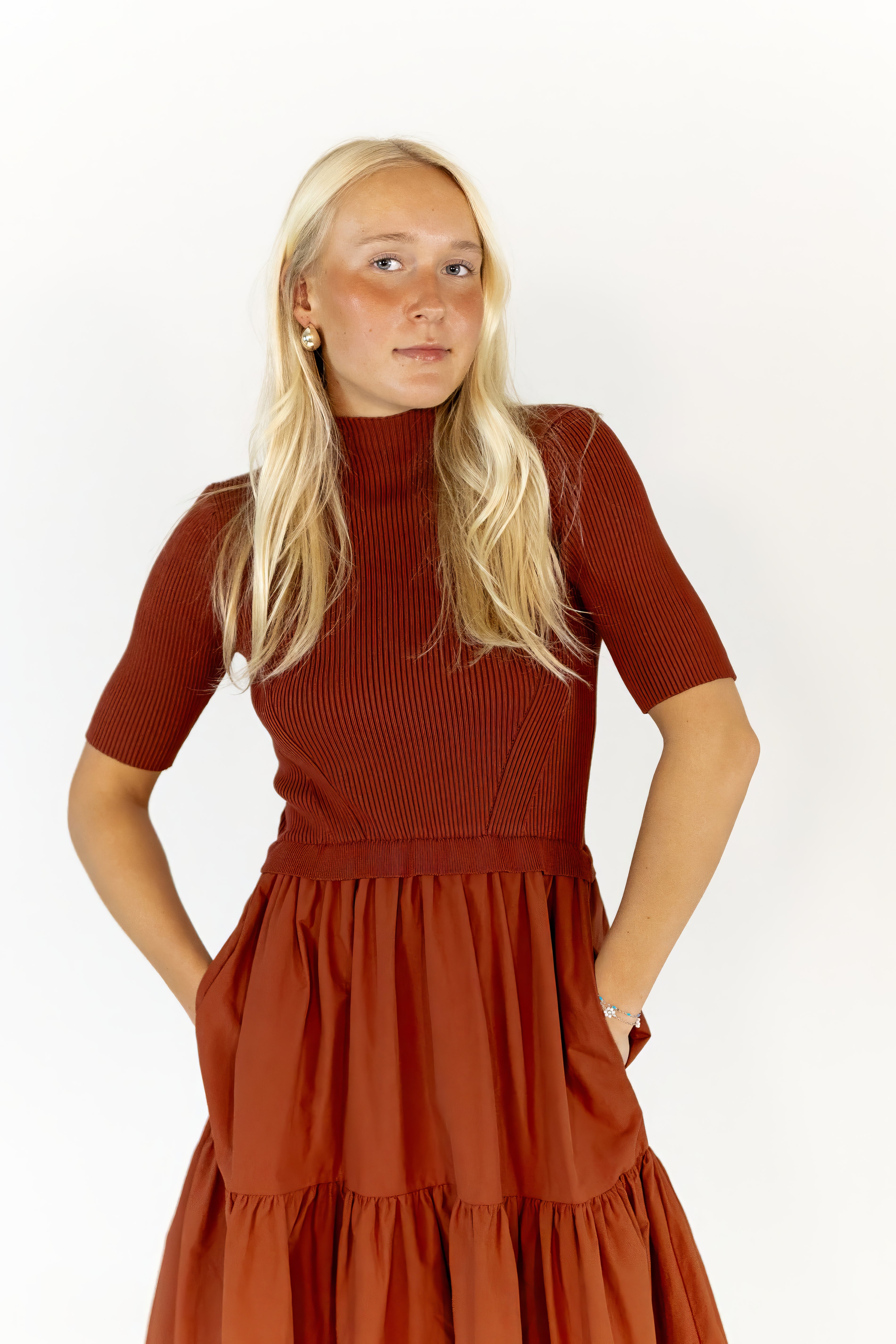 Mable Tiered Midi Dress