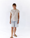 Quinn Striped Button Up