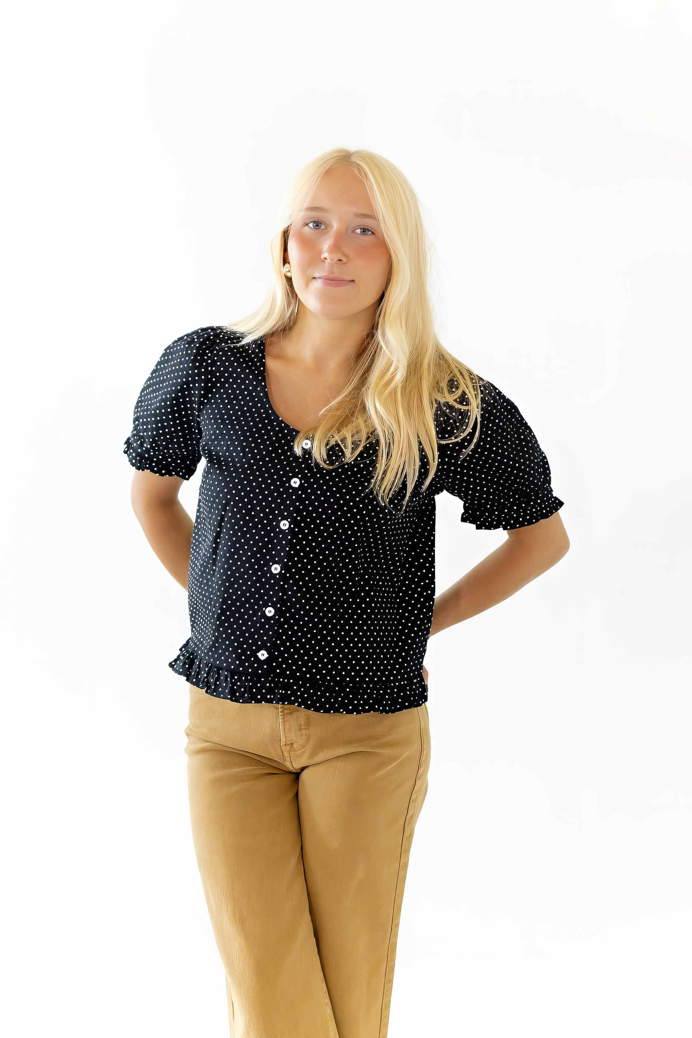 Oswald Polka Dot Top