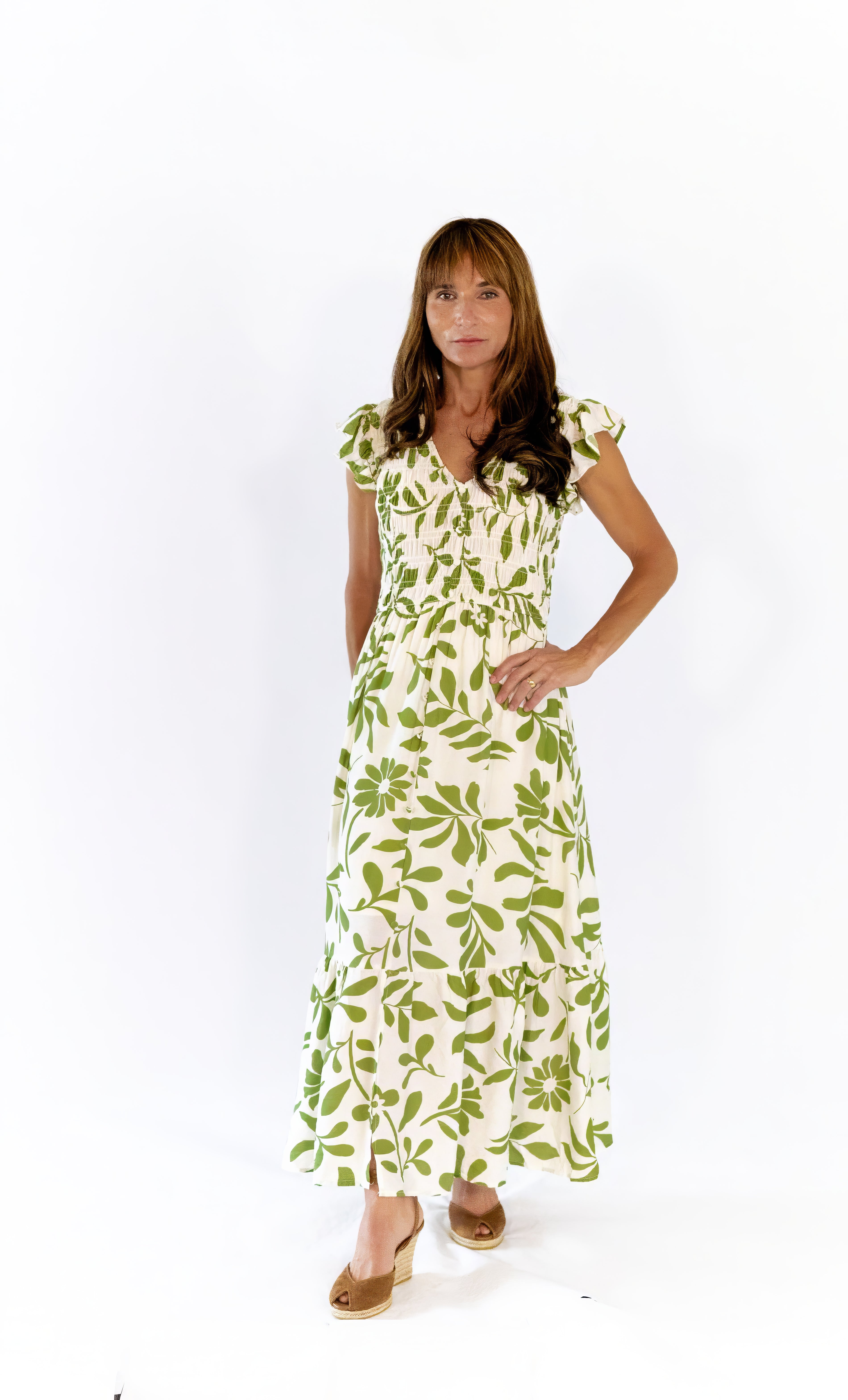Winny Floral Midi Dress