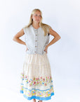 Mila Floral Midi Skirt
